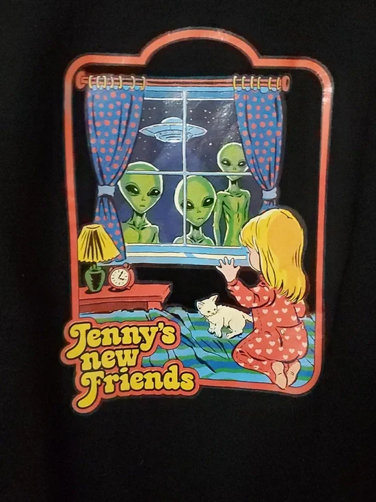 Jenny's New Friends Steven Rhodes on Gildan Tag Crewneck Sweatshirt Size Small - Picture 4 of 4